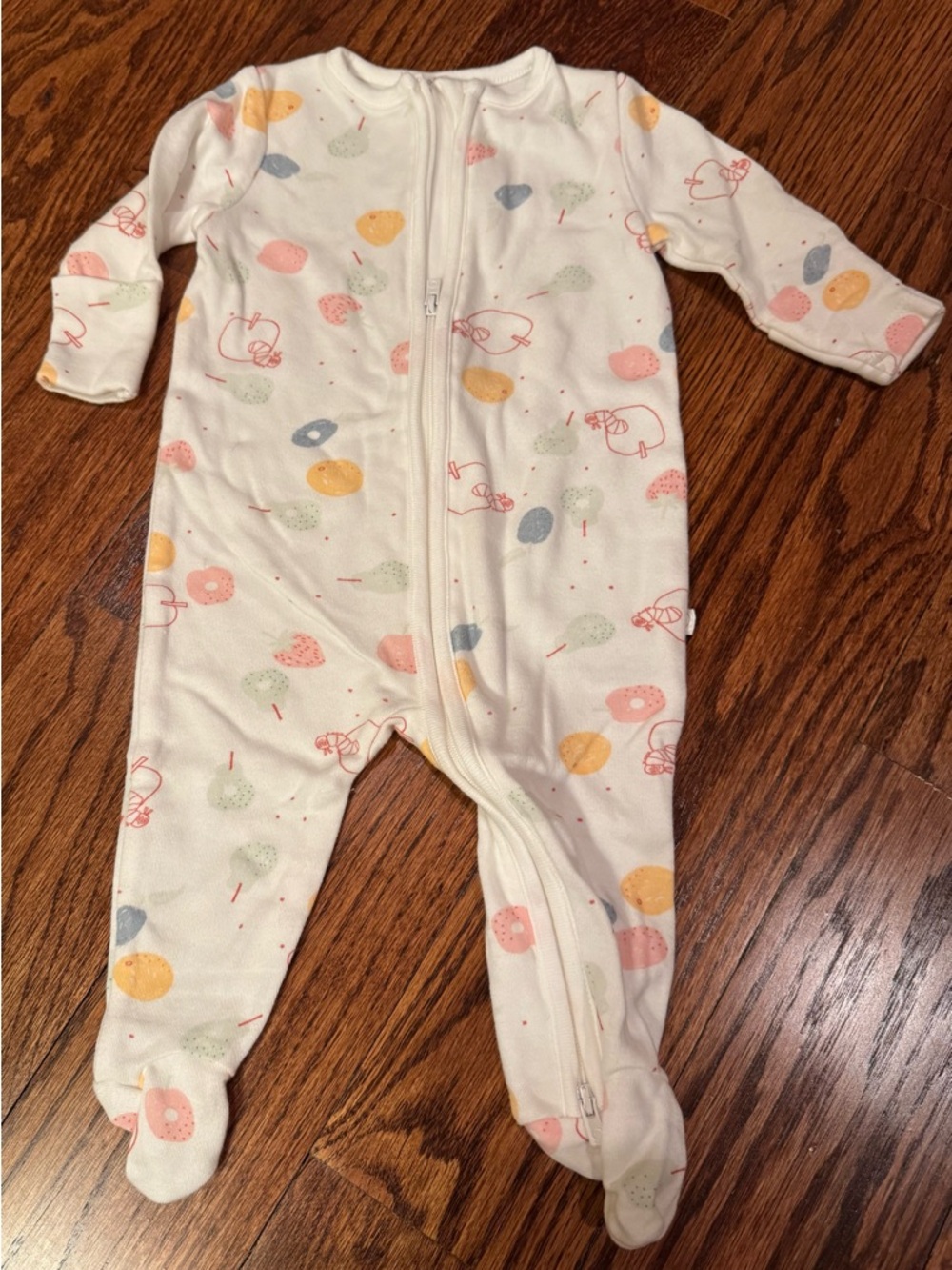 MORI The Very Hungry Caterpillar - Clever Zip Baby Pajamas 0-3 months